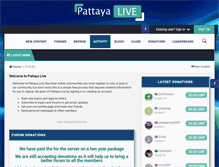 Tablet Screenshot of pattaya-live.com
